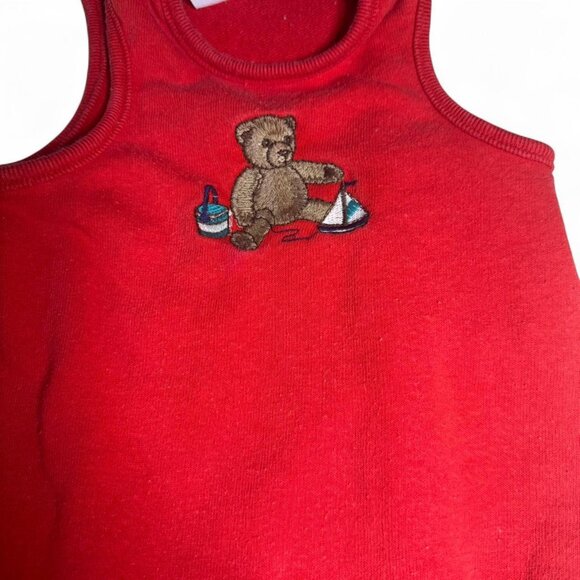 Vintage/Y2K Carters Red Bear Romper - Picture 2 of 3